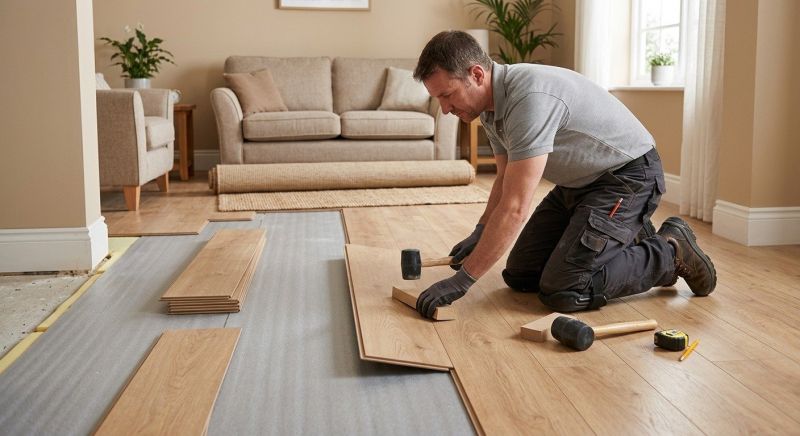 Laminate Floor Installation in Dewitt, MI
