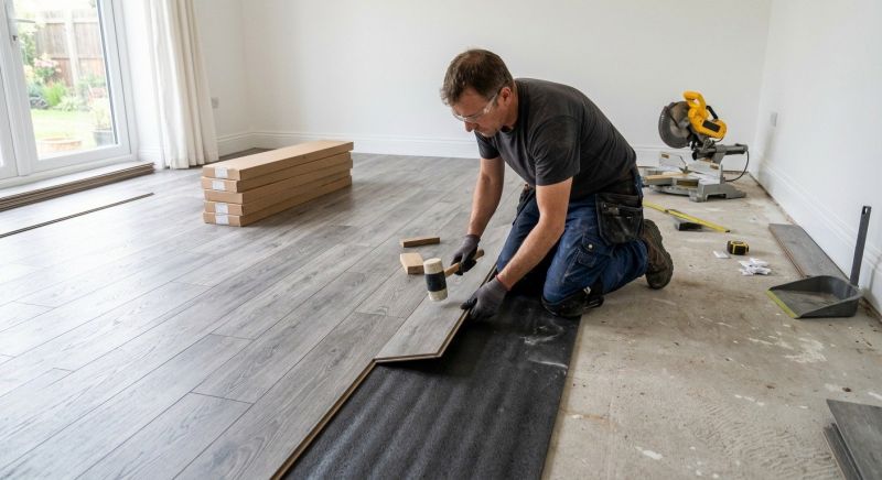 Laminate Floor Installation in Haslett, MI