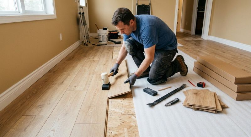 Laminate Floor Installation in Haslett, MI