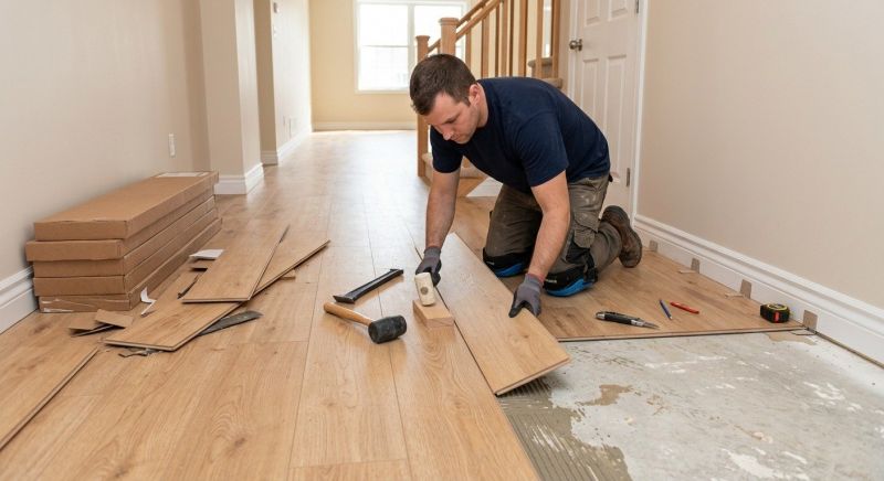 Laminate Floor Installation in Okemos, MI