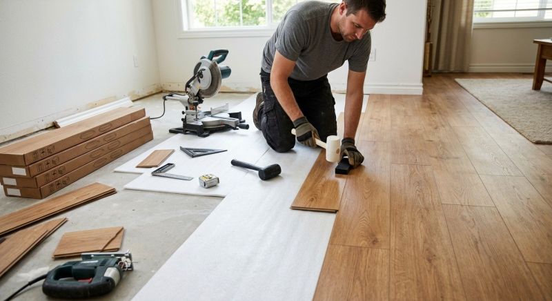 Laminate Floor Remodeling in Owosso, MI