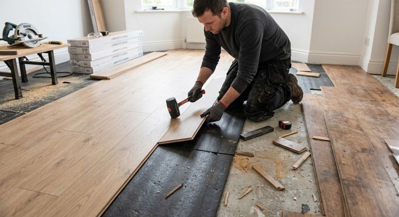 Laminate Floor Replacement in Ingham County, MI