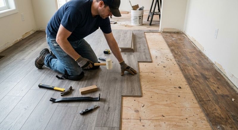 Laminate Floor Replacement in Okemos, MI