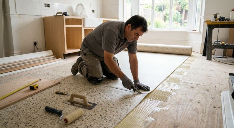 Linoleum Floor Installation in Haslett, MI