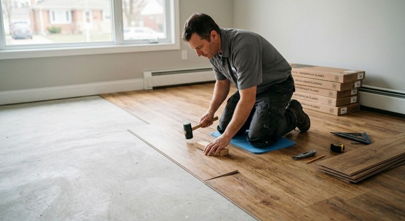 Linoleum Floor Installation in Ingham County, MI
