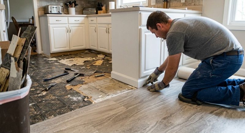 Linoleum Floor Installation in Ingham County, MI