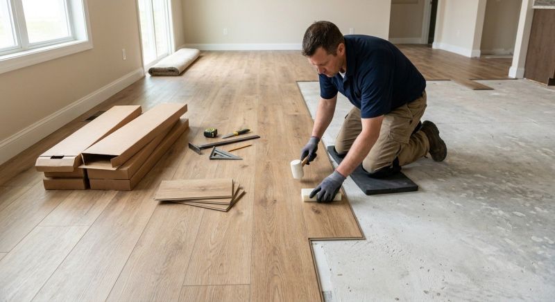 Lvt Flooring Installation in Fowlerville, MI