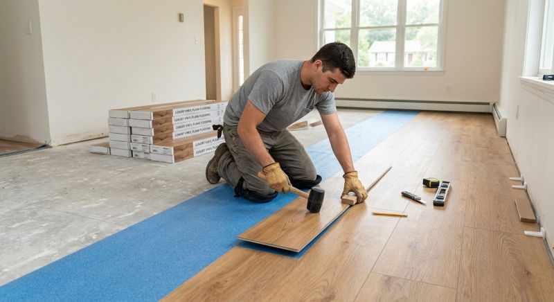 Lvt Flooring Installation in Owosso, MI