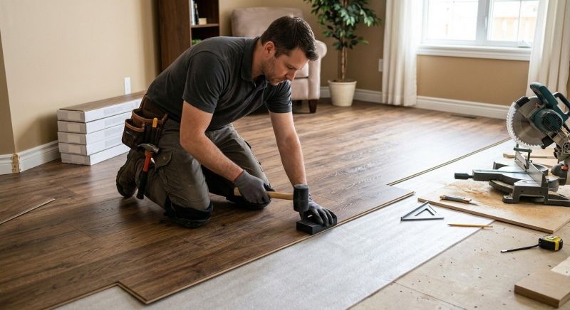 Plank Laminate Installation in Owosso, MI