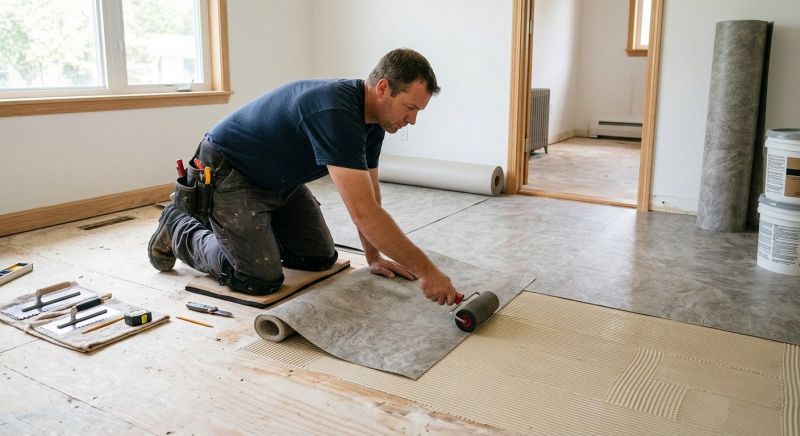 Sheet Flooring Installation in Owosso, MI