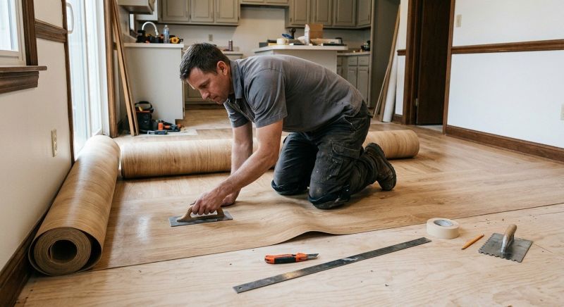 Sheet Flooring Installation in Owosso, MI