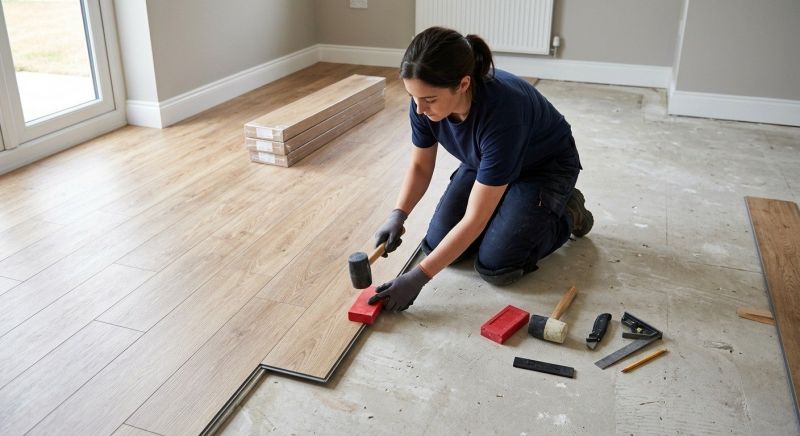 Vinyl Plank Floor Installation in Owosso, MI