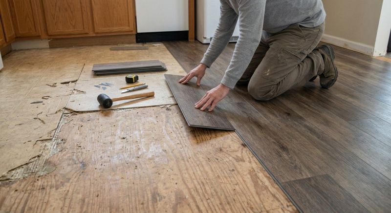 Vinyl Tile Replacement in Owosso, MI