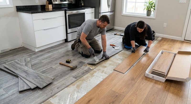 Vinyl Tile Replacement in Owosso, MI